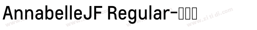 AnnabelleJF Regular字体转换